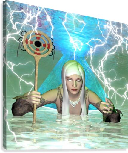 White Witch Canvas Print