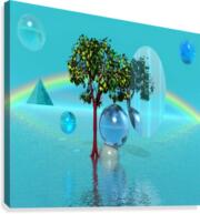 Tree Sphere Canvas Print