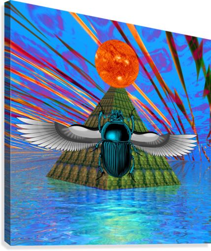 Magic Scarab Canvas Print