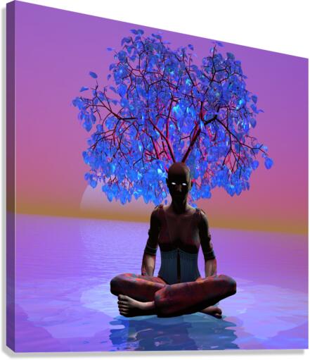 Meditation Tree Canvas Print