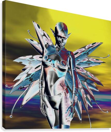 Metallic Elf Canvas Print