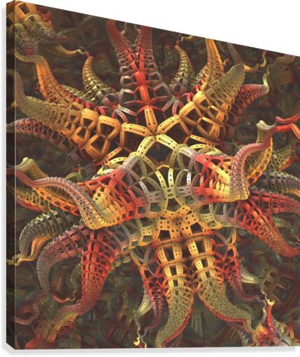Alien Octopus Canvas Print