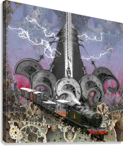 Steampunk Time Machine Canvas Print