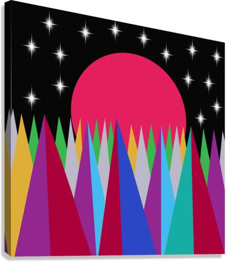 Star Sunset Canvas Print