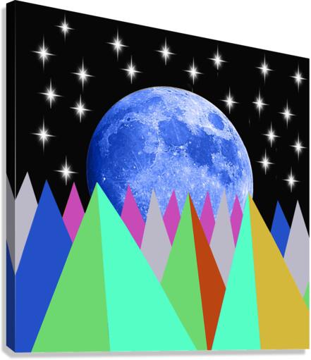 Blue Moon Canvas Print