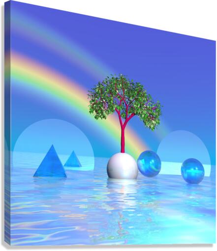 Rainbow Tree  Canvas Print