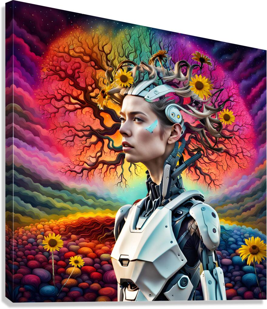 Android Tree Canvas Print