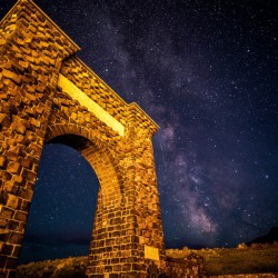 Arch with Milky Way