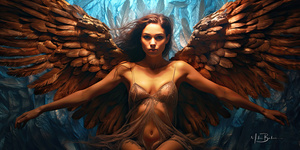 Angel of Solitude - Infinite Canvas Ai