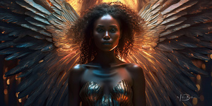 Angel of Enlightenment - InfiniteCanvasAi 