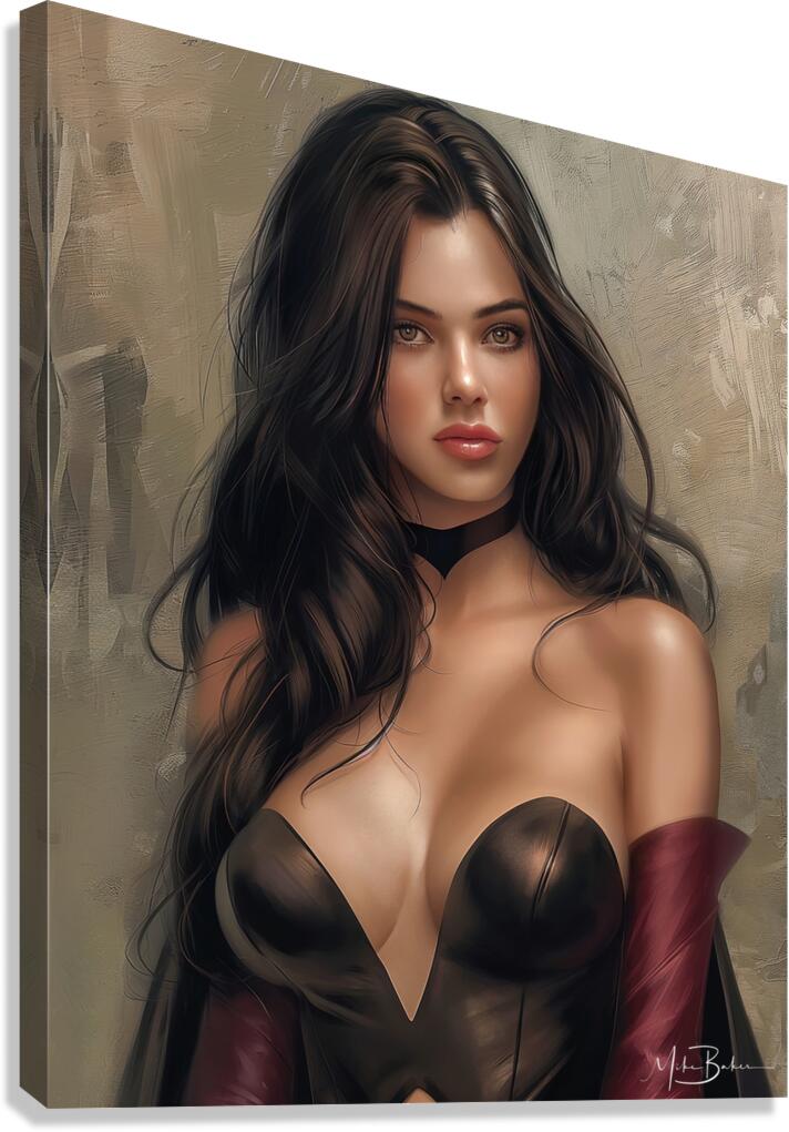 Crimson Vigil Canvas Print