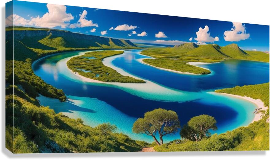 The path to the light 1 Canvas Print