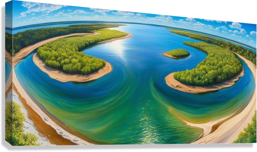 The path to the light 1 Canvas Print