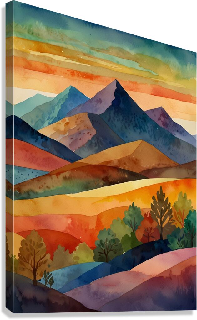 The path to the light 1 Canvas Print