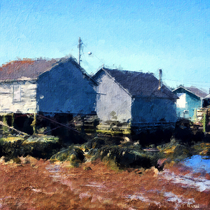 Low Tide Calm – Hunts Point Nova Scotia by Paul Newman Studio