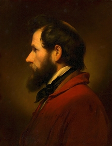 Selbstbildnis Friedrich von Amerling [1849] by Friedrich von Amerling [1803–1887]