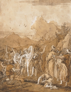 The Disrobing of Christ [c. 1785–1790] by Giovanni Domenico Tiepolo [1727–1804]