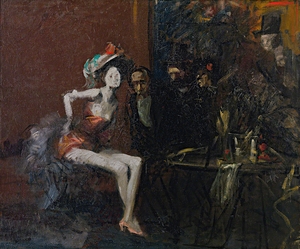 Au Café [circa 1920] by Jean–Louis Forain [1852–1931]