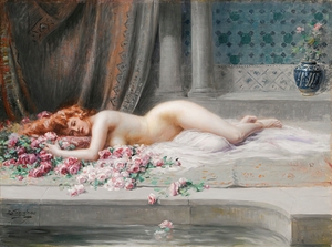 Nu Allongé by Delphin Enjolras [1857–1945]