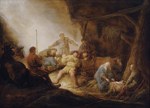 The Adoration of the Shepherds by Benjamin Gerritsz. Cuyp [1612–1652]