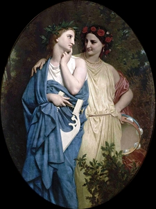 Philomela and Procne [1861] by William Bouguereau [1825–1905]