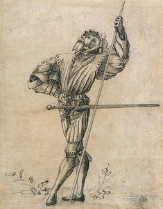 Standing Landsknecht [1520–1530] by Anonymous