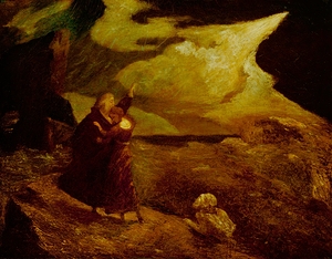 The Tempest [1892] by Albert Pinkham Ryder [1847–1917]