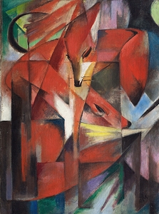 The Foxes [1913] by Franz Marc [1880–1916]