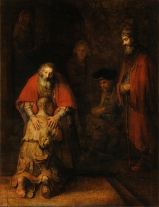 Return of the Prodigal Son [1668] by Rembrandt van Rijn [1606–1669]