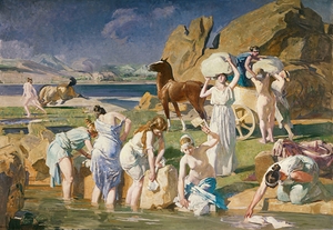 Nausicaa [1915] by Lucien Simon [1861–1945]