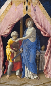 Judith with the Head of Holofernes [c. 1495–1500] by Andrea Mantegna [1431–1506]