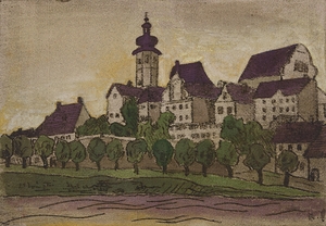 Stadt [1920] by Anny Dollschein [1893–1946]