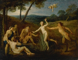 Pan And Syrinx by Bon Boullogne [1649–1717]