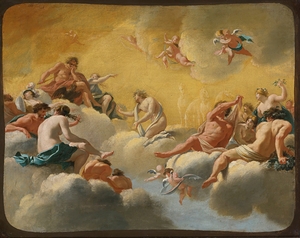 Assembly Of The Gods by Simon Vouet [1590–1649]