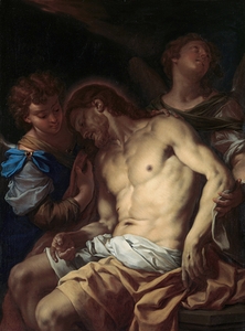 Dead Christ Supported by Angels [ca. 1710] by Francesco Trevisani [1656–1746]