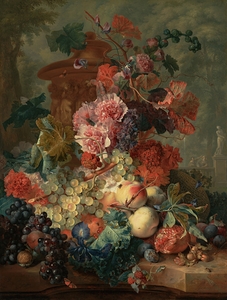 Fruit Piece [1722] by Jan van Huysum [1682–1749]
