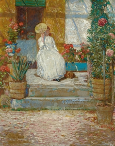 In The Sun [1888] by Childe Hassam [1859–1935]