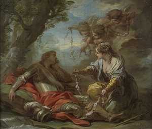 Rinaldo and Armida [1730s] by Charles–André van Loo [1705–1765]
