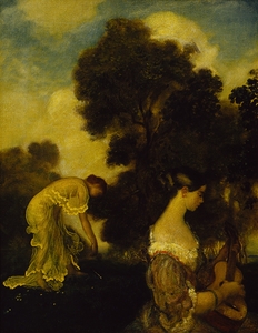 Evensong [ca. 1898] by Arthur Bowen Davies [1862–1928]