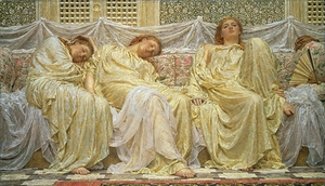 Dreamers [1882] by Albert Joseph Moore [1841–1893]