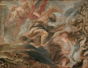 Expulsion from the Garden of Eden [1620] by Peter Paul Rubens [1577–1640]