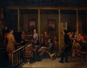 Missouri Courtroom [1852] by William Josiah Brickey [1826–1853]