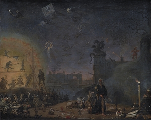 The Vision of the Sunday Child [1659–1660] by Cornelis Saftleven [1607–1681]