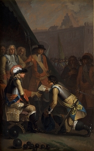 Magnus Stenbock Surrenders The Fortress Of Tønningen To Frederik IV In 1714 [1785] by Nicolai Abildgaard [1743–1809]