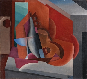 Valori plastici di oggetti [1928] by Fillia [Luigi Colombo]