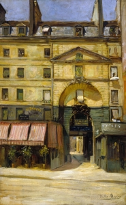 L’entrée de la cour du Dragon by Victor Marec [1862–1920]