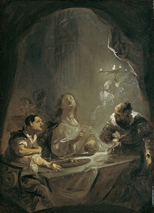 Christus in Emmaus [1772–1773] by Joseph Winterhalder the younger [1743–1807]