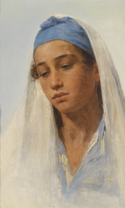 Bildnis eines Beduinenmädchens by Franz Xaver Kosler [1864–1905]