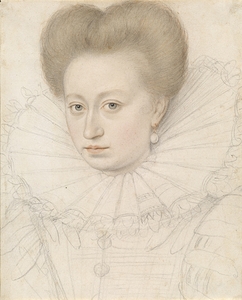 Portrait of a Noblewoman [Madame de Pellegars] [1590–1595] by François Quesnel [1543–1619]