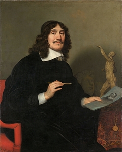 Portrait of an Artist [1655] by Gerard van Honthorst [1592–1656]